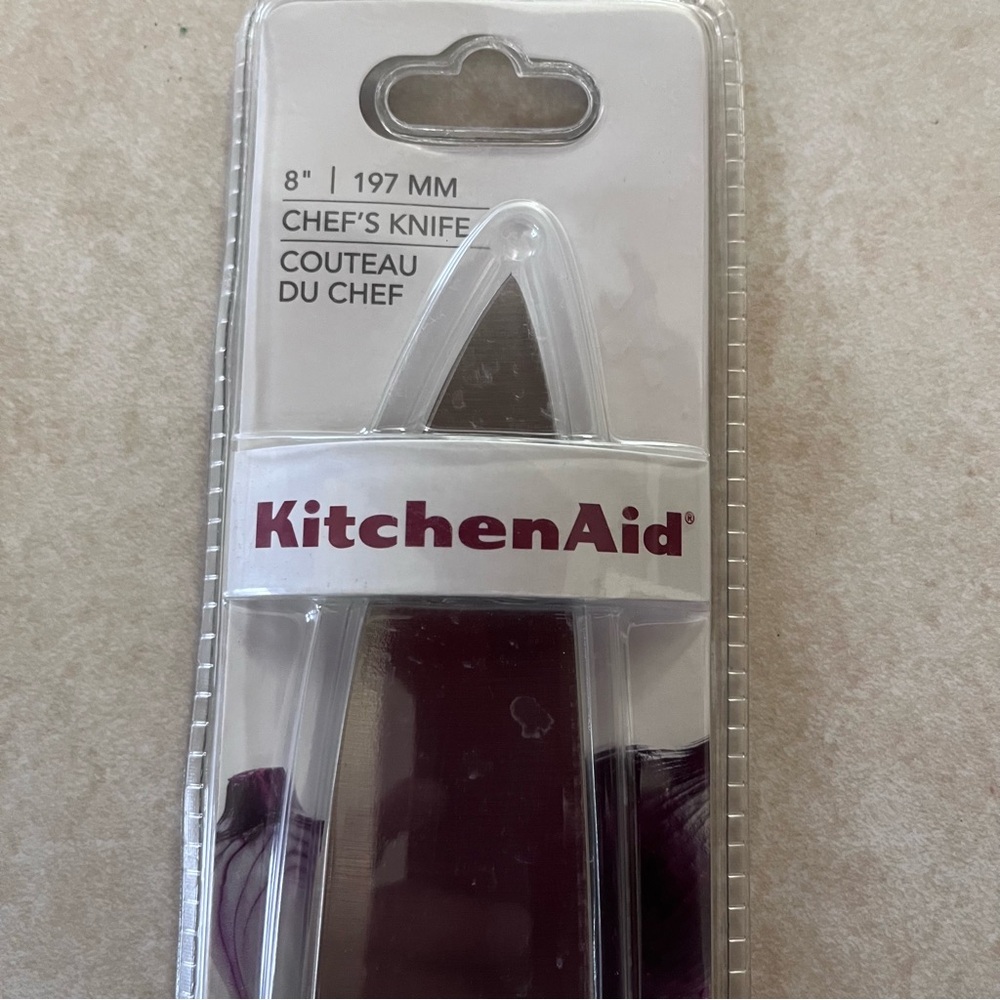 KitchenAid Forged German Stainless Steel 8-Inch Triple Rivet Chef’s Knife NWT - Picture 1 of 6
